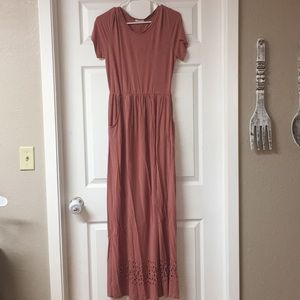 Long short sleeve dress